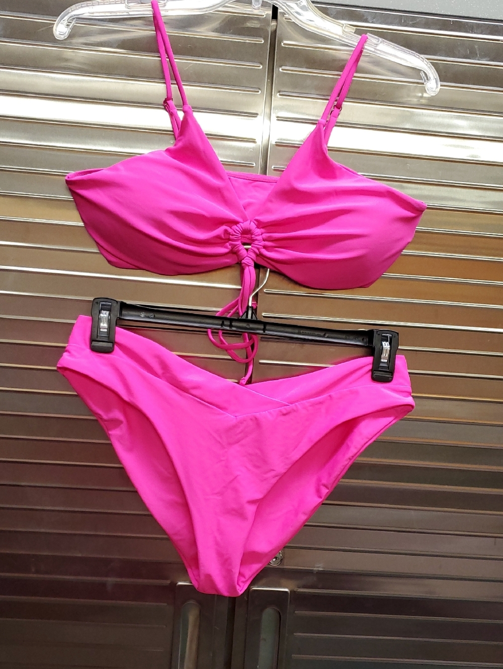 Hot Pink Size XL 2 Piece Swimsuit